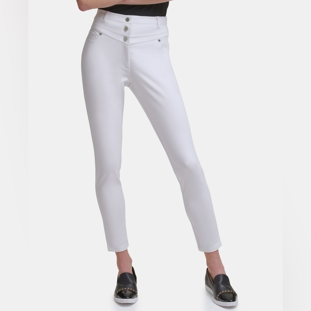 NWT KARL LAGERFELD Compression Three Button Pants